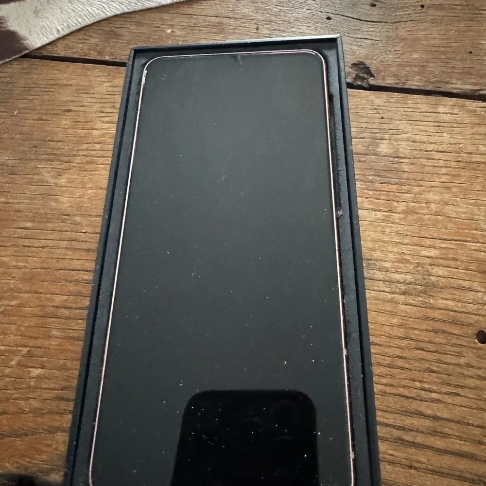 Samsung Galaxy S21 5G Black Box with Rose Gold S Accent